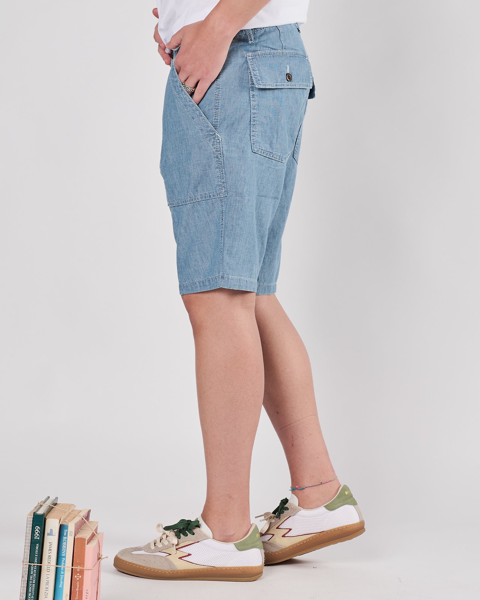 Bermuda Chesapeake's in coto0ne effetto denim