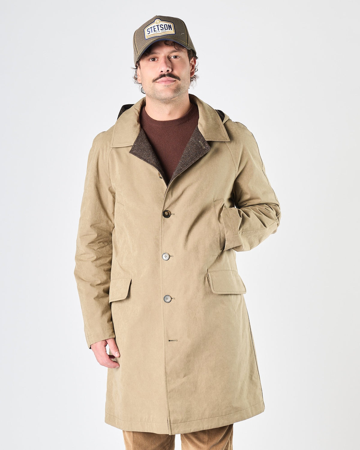 Impermeabile l'impermeabile beige