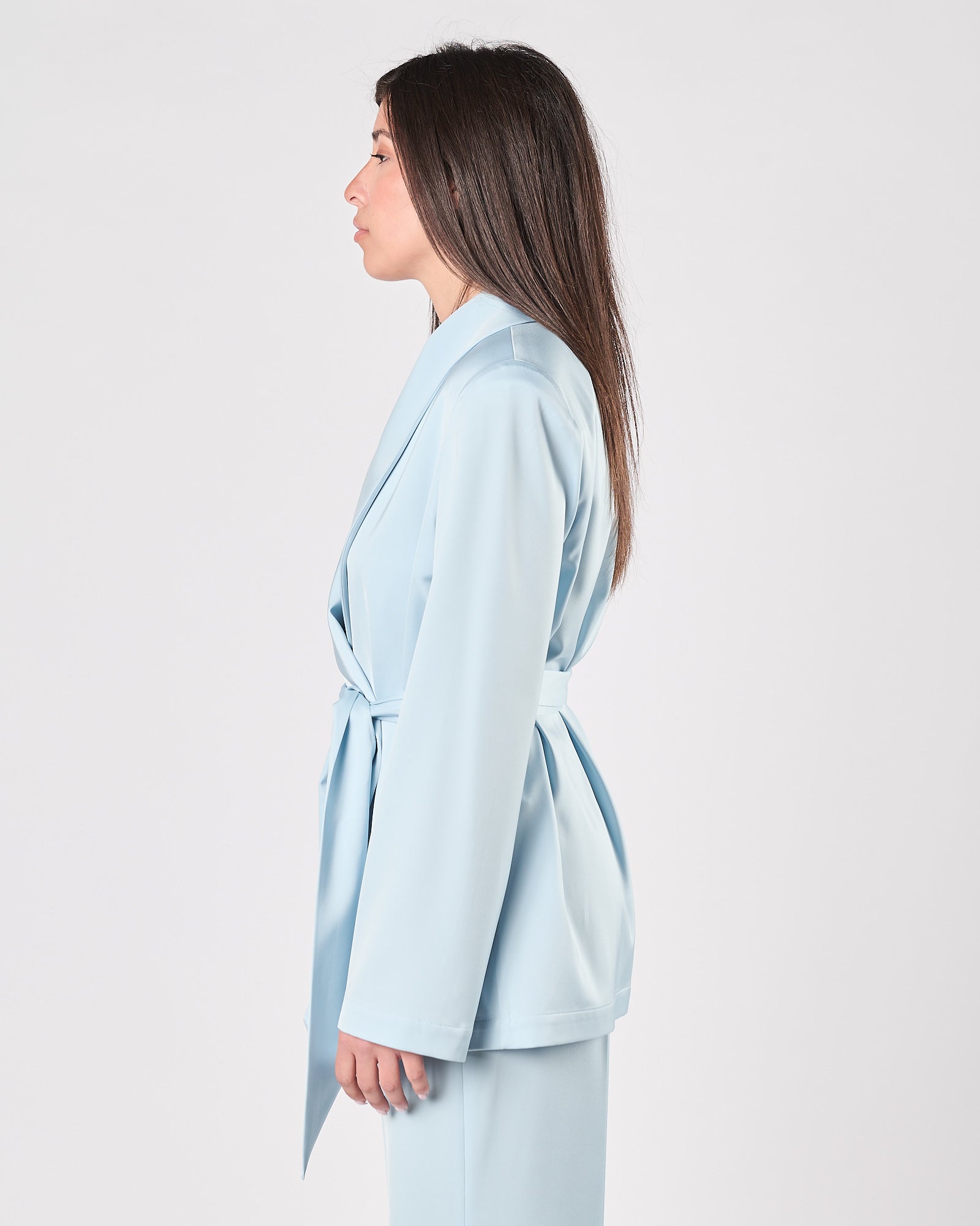 Giacca  Silence kimono celeste