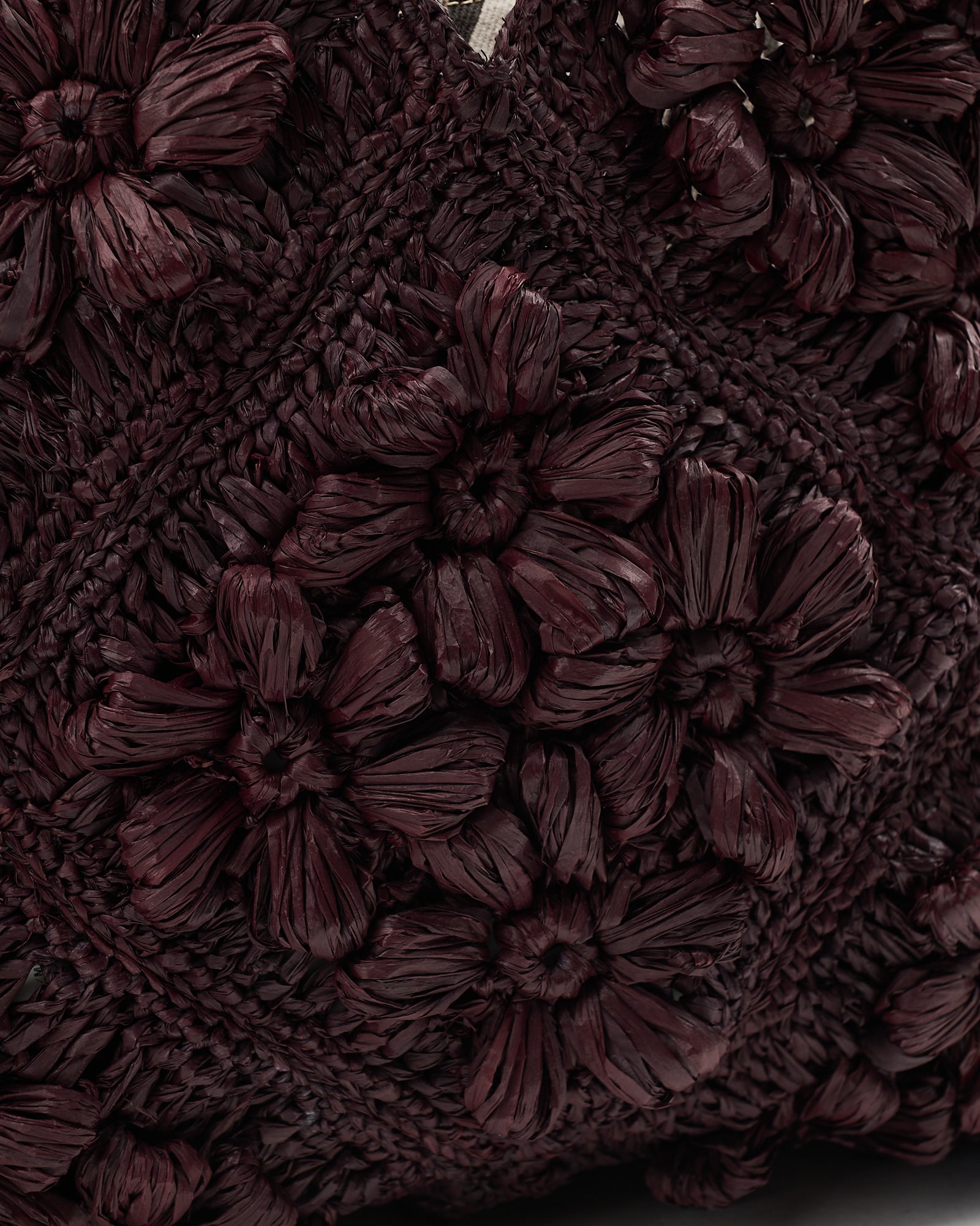 Borsa Afar in rafia ebony