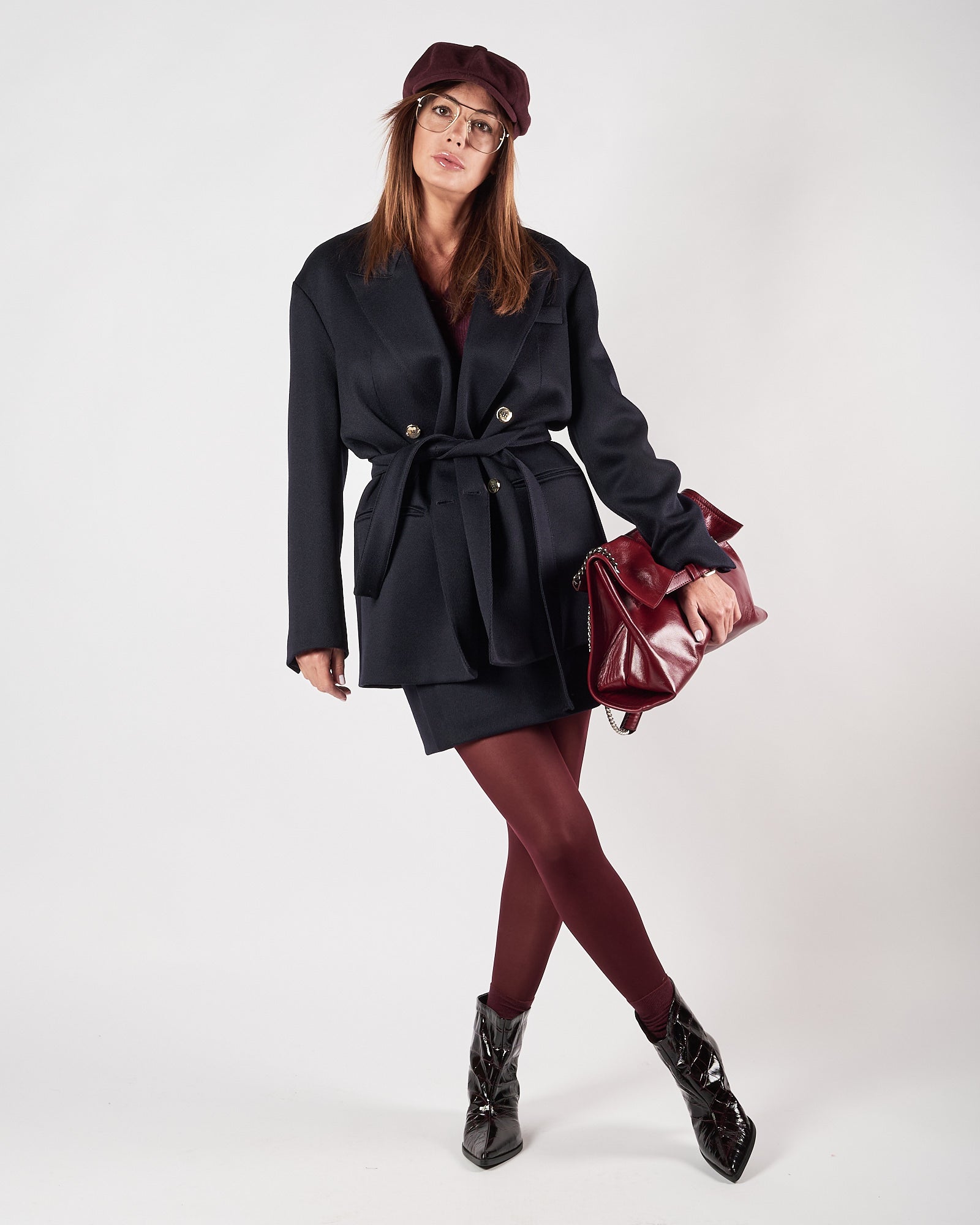 Giacca Tela9 over doppio petto blu