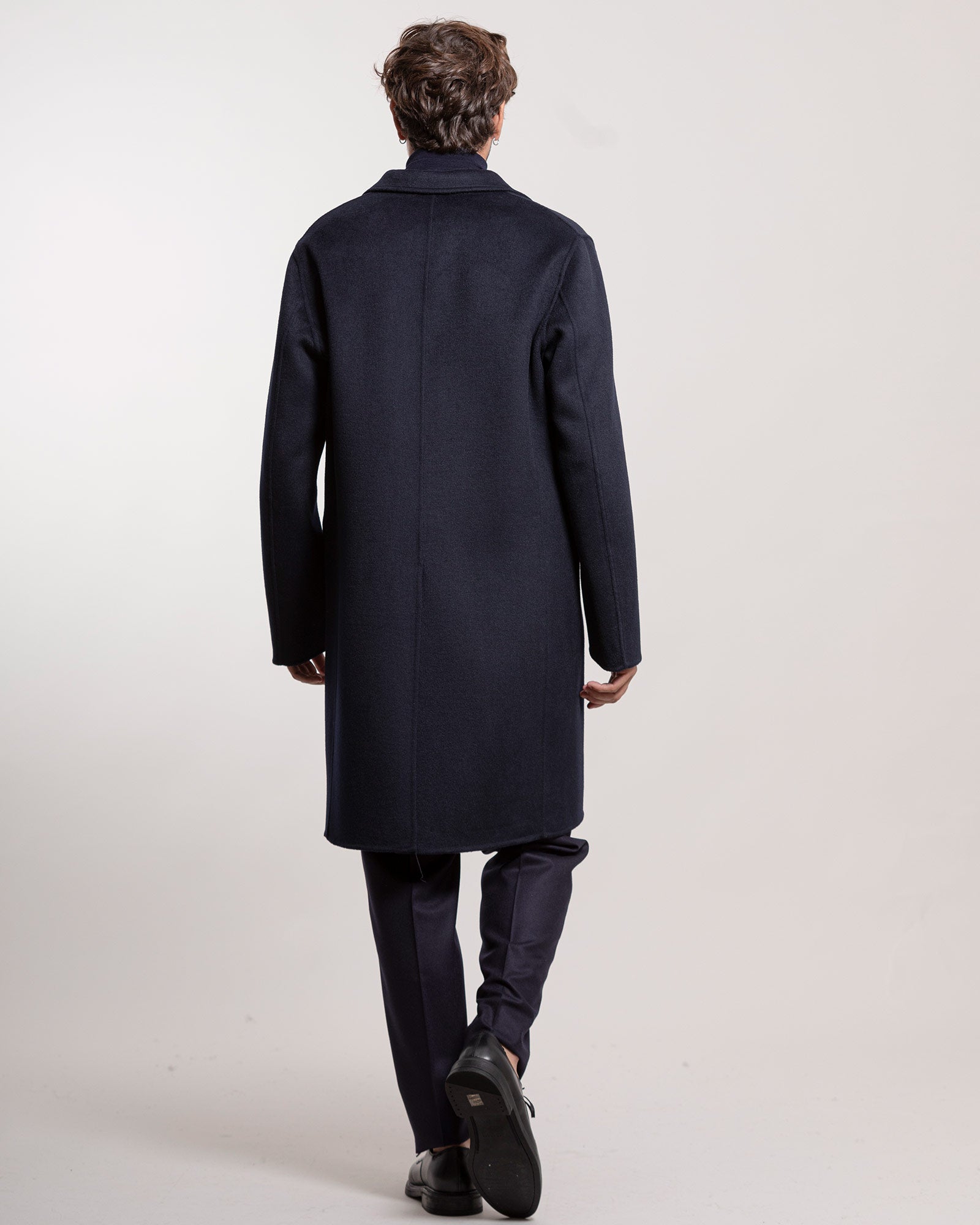 Cappotto Officina36 un petto blu