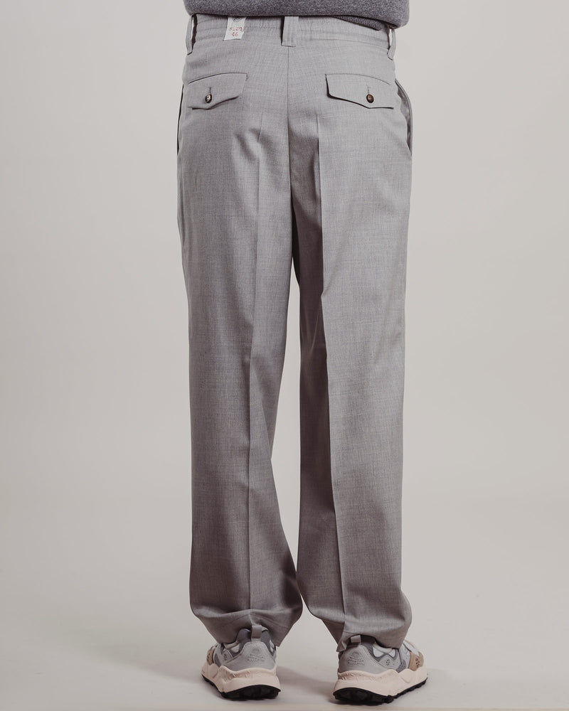 Pantalone Lbm1911 doppia pence grigio