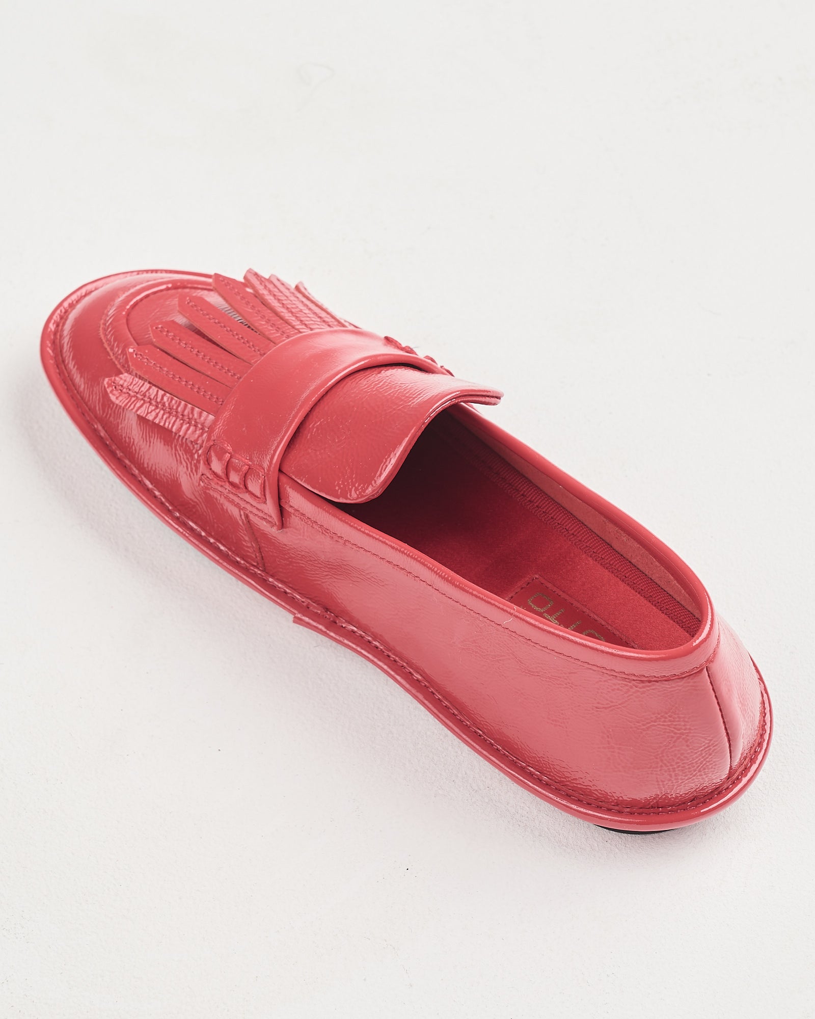 Mocassino Alexander Hotto in vernice rosso