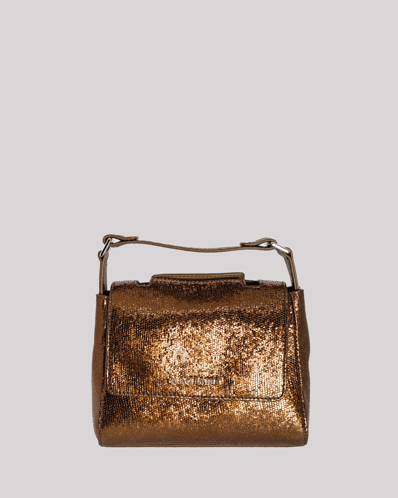 Borsa Orciani mini bronzo