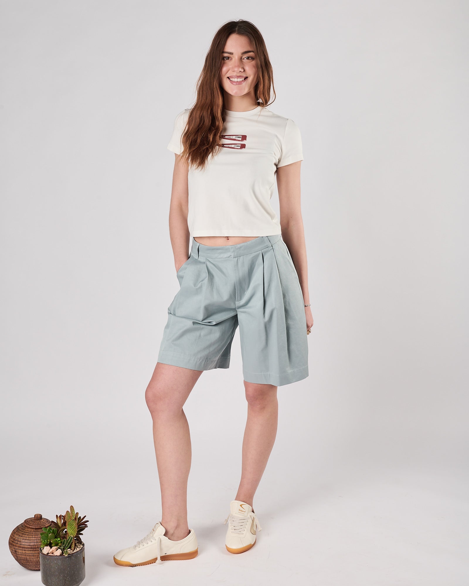 T-shirt Eleh corta con stampa