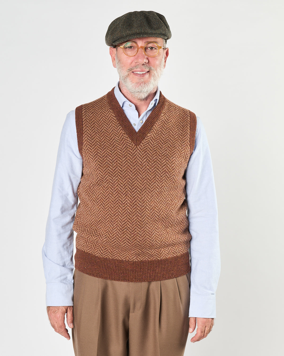 Gilet A|STORE in maglia bicolor