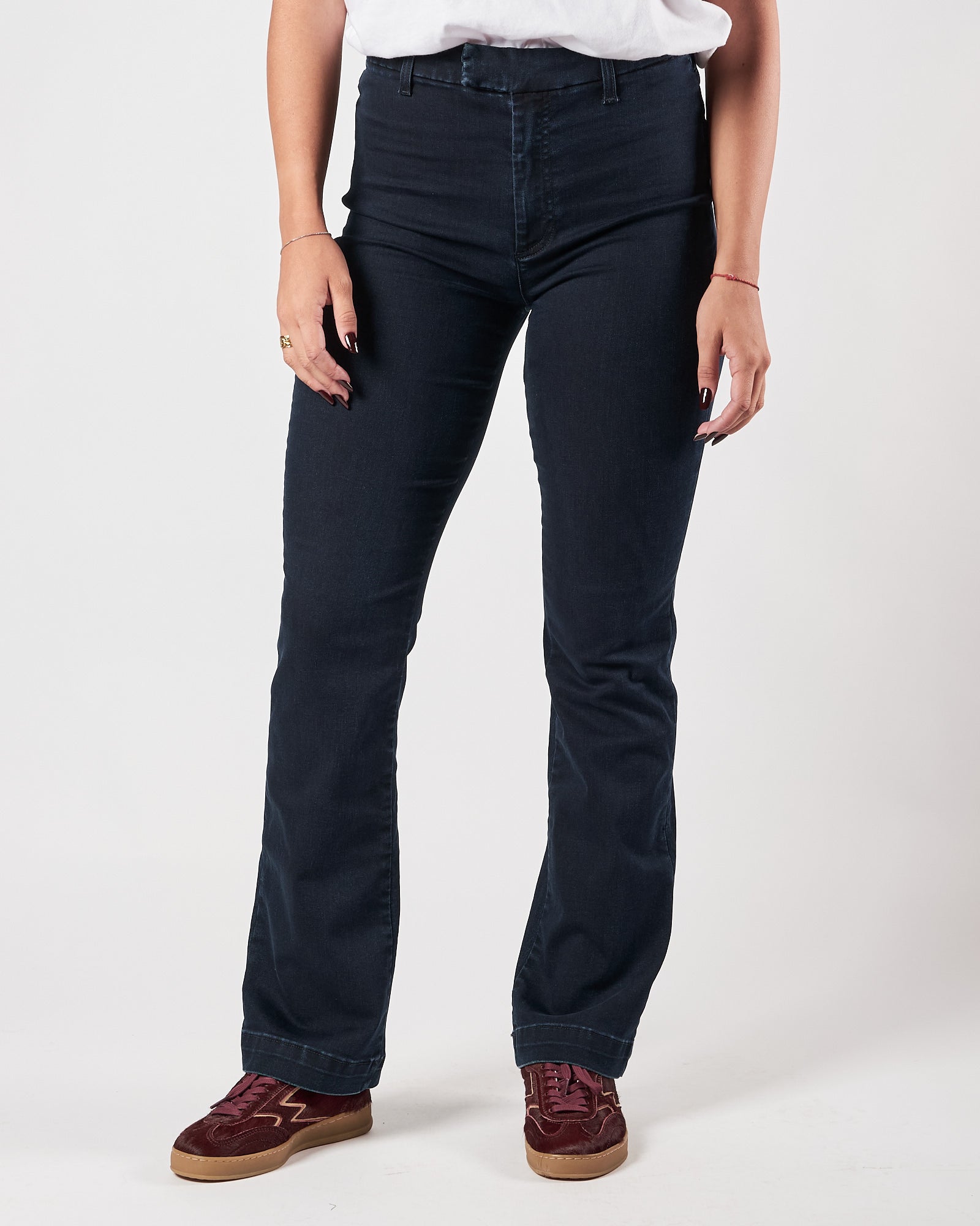 Jeans Shaft a campana blu