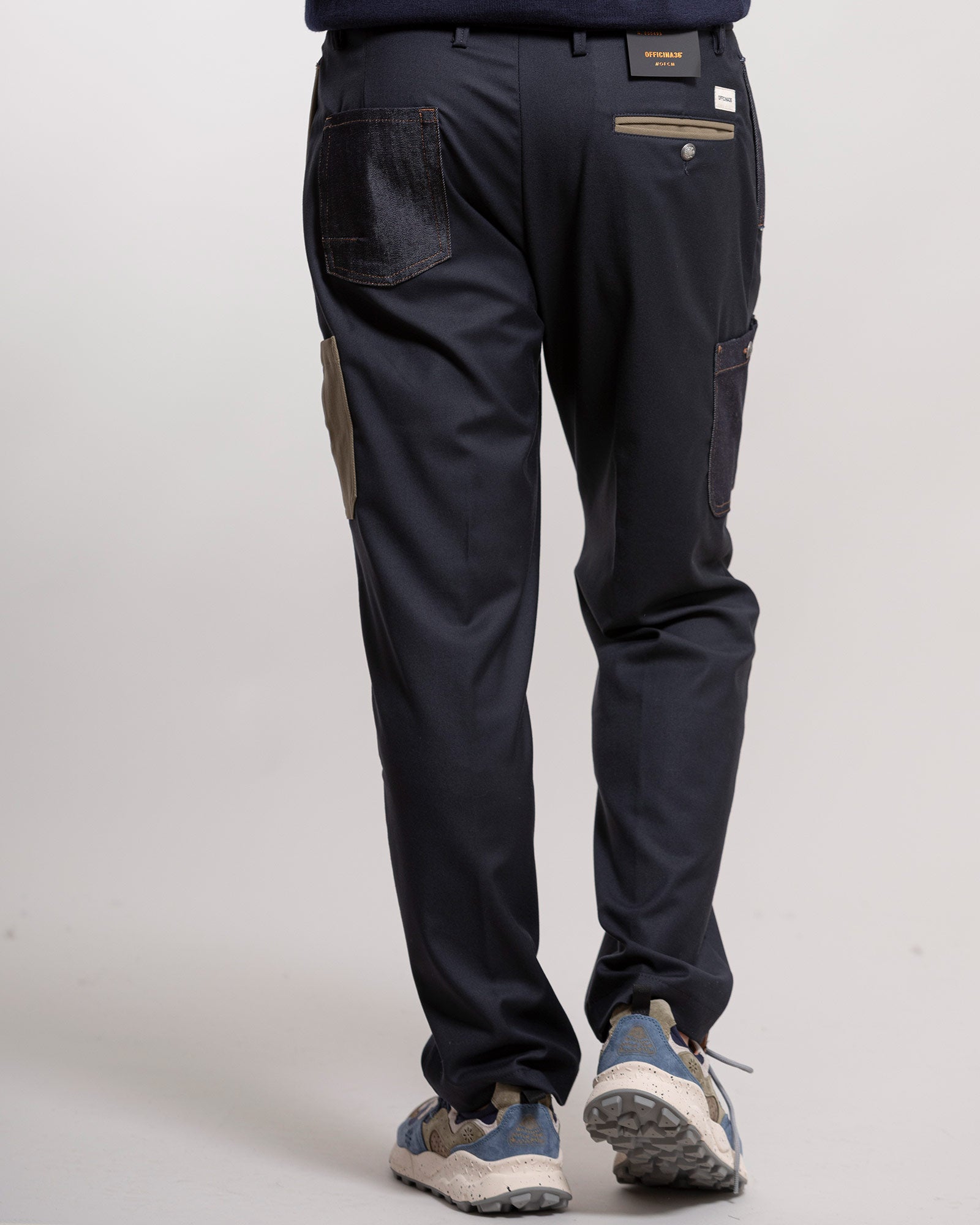 Pantalone Officina36 tasconato blu