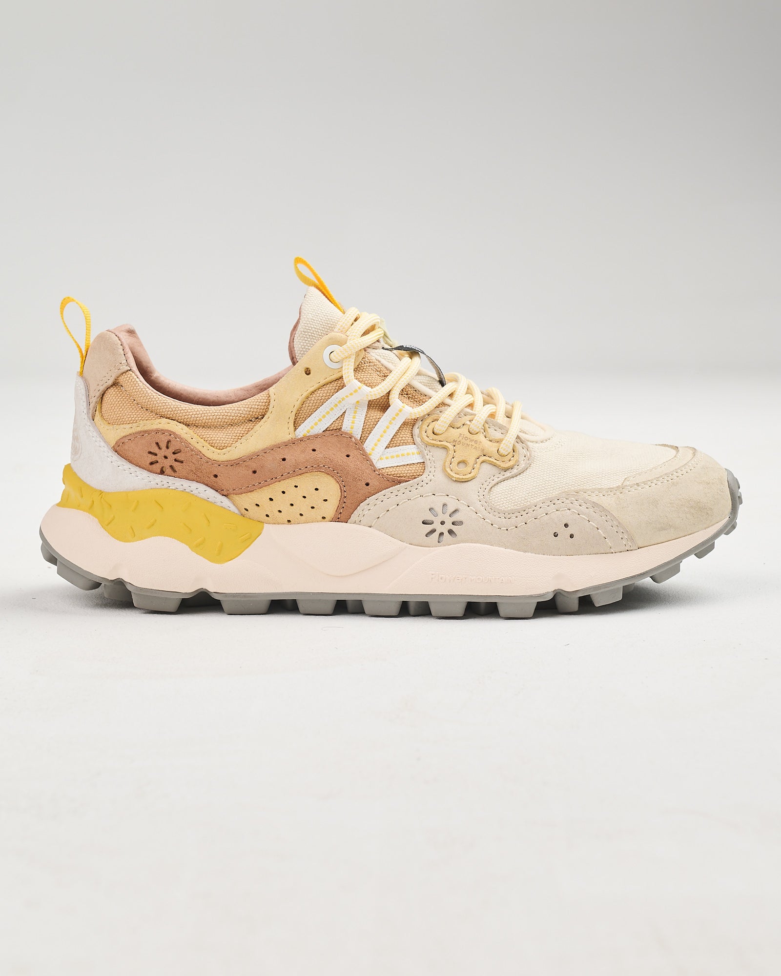 Sneaker Flower Mountain beige white brown
