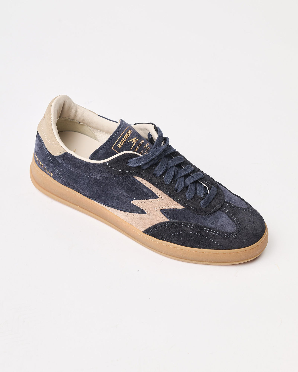 Sneaker Moaconcept in suede blu navy