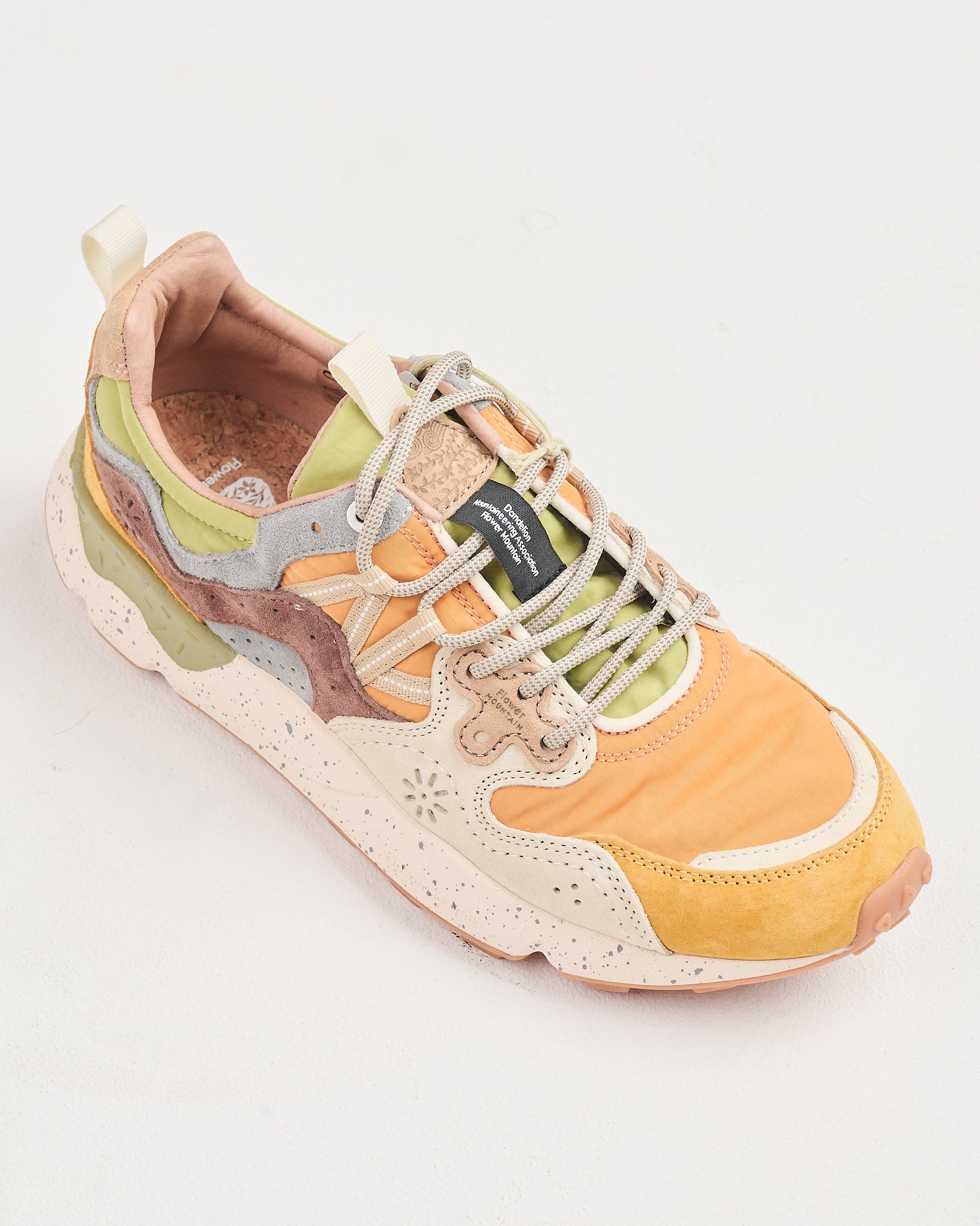 Sneaker Flower Mountain Ocher orange beige