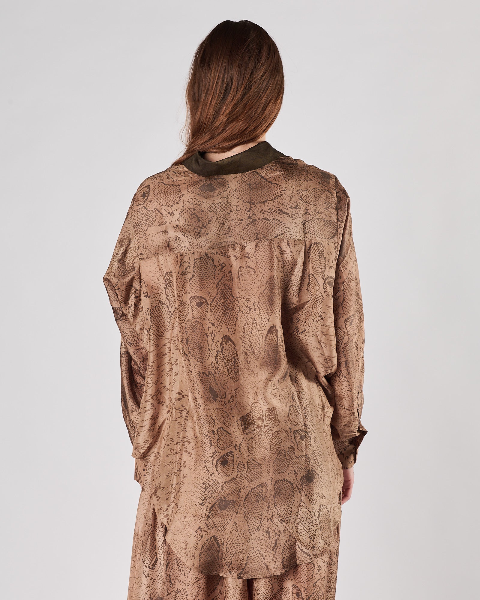 Camicia Mes Demoiselles fantasia pitonata sfumata