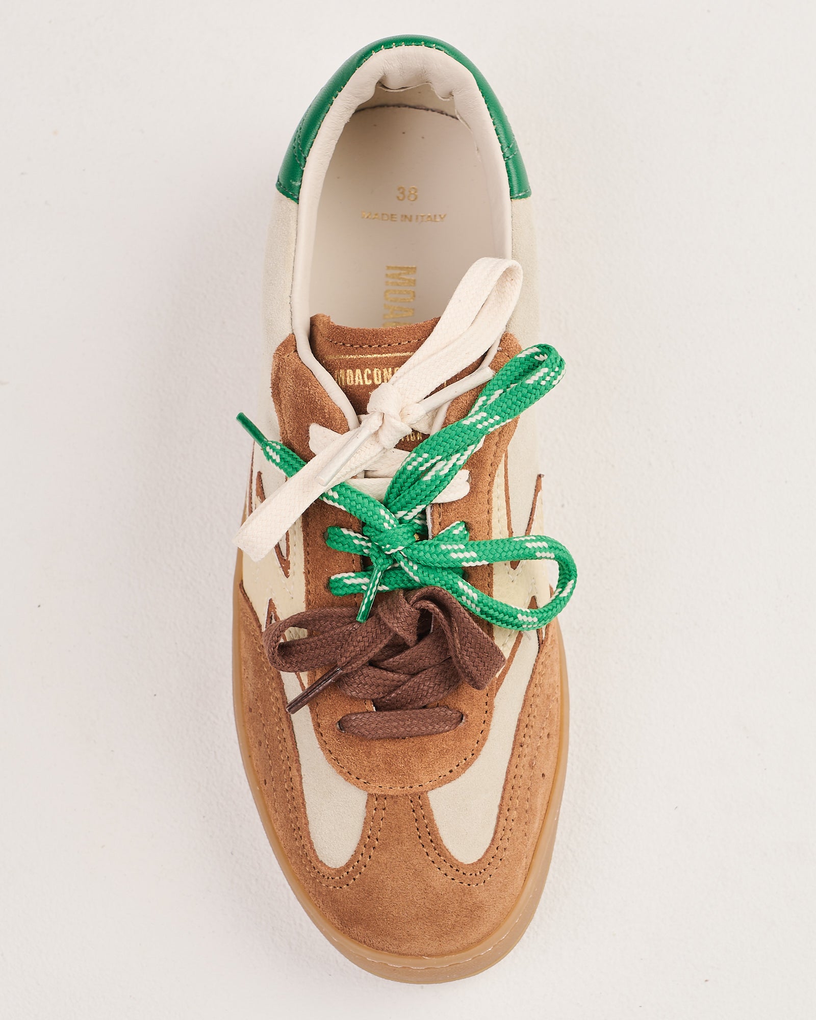 Sneaker Moaconcept in suede triplo laccio