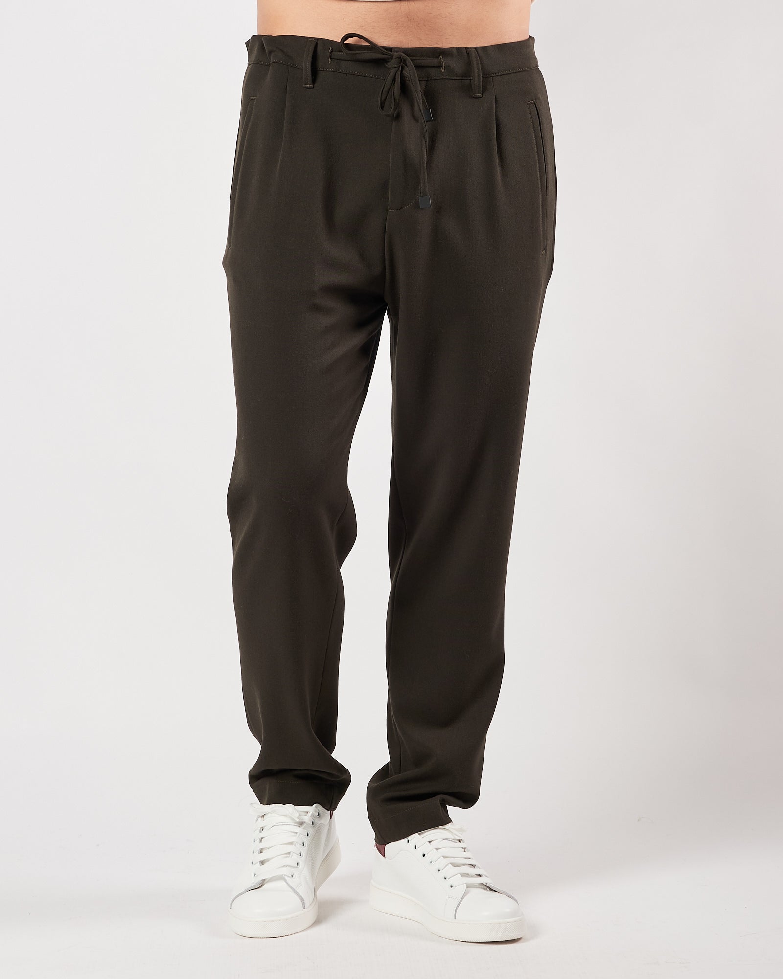 Pantalone Officina36 con pence verde militare
