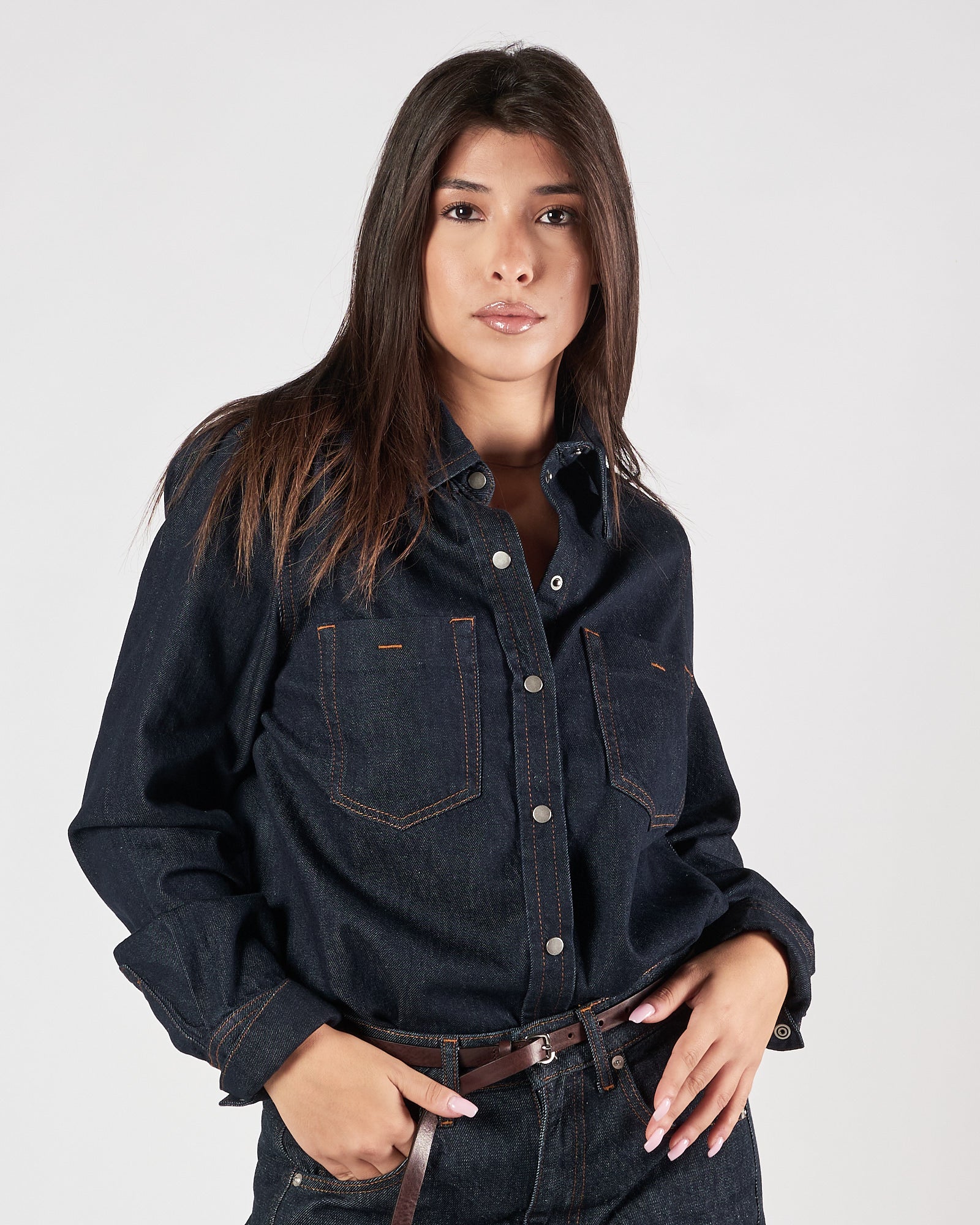 Camicia Tela9 in denim blue