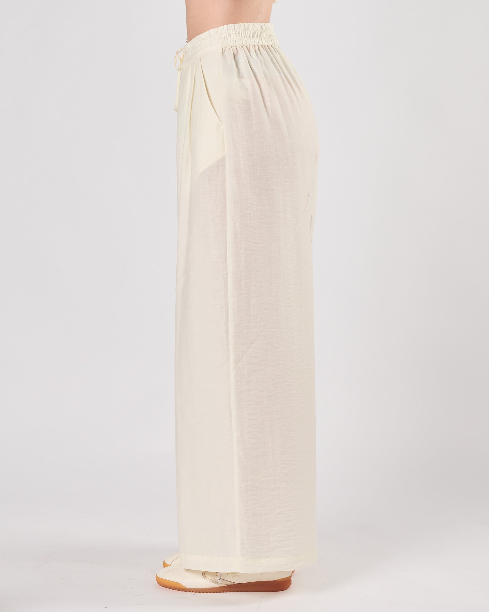 Pantalone Eleh panna con pence