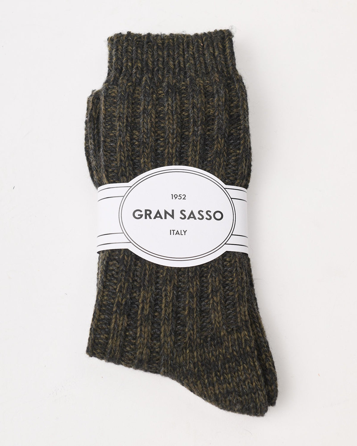 Calza Gran Sasso in maglia verde militare
