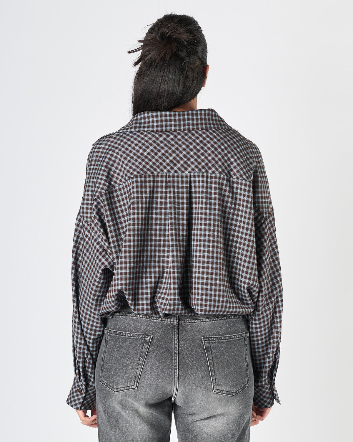 Camicia Eleh crop fantasia