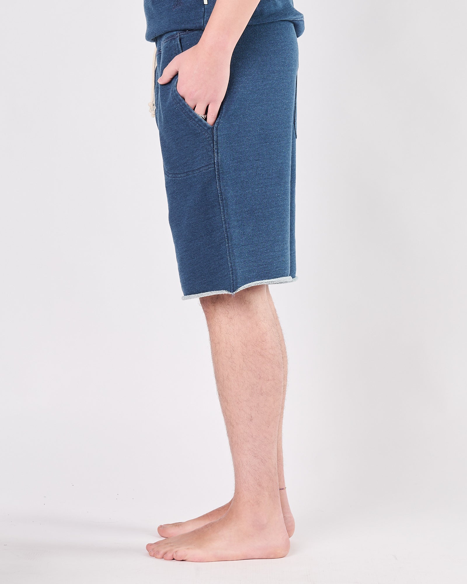 Bermuda Bl'ker in felpa indigo