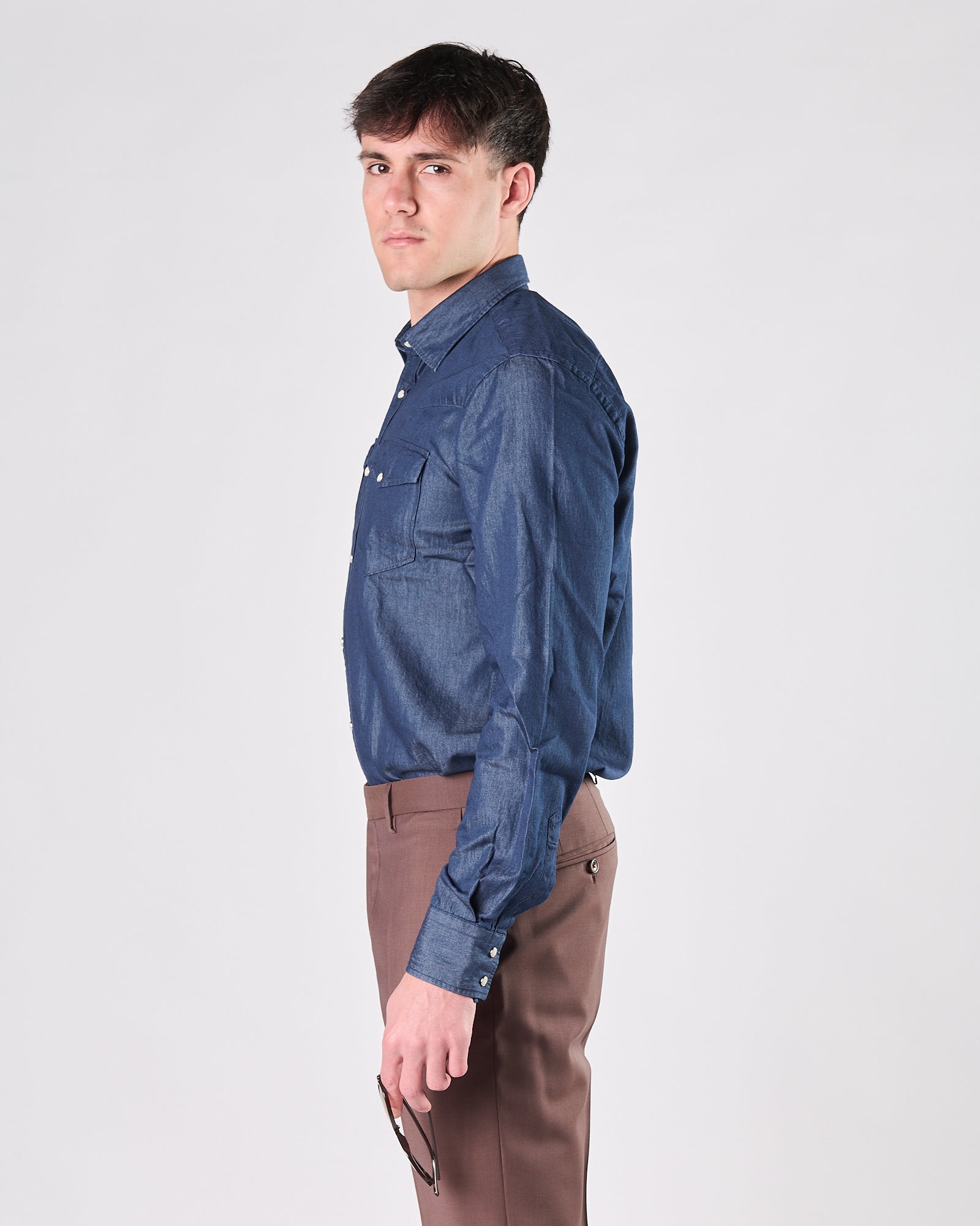 Camicia Xacus in denim texana