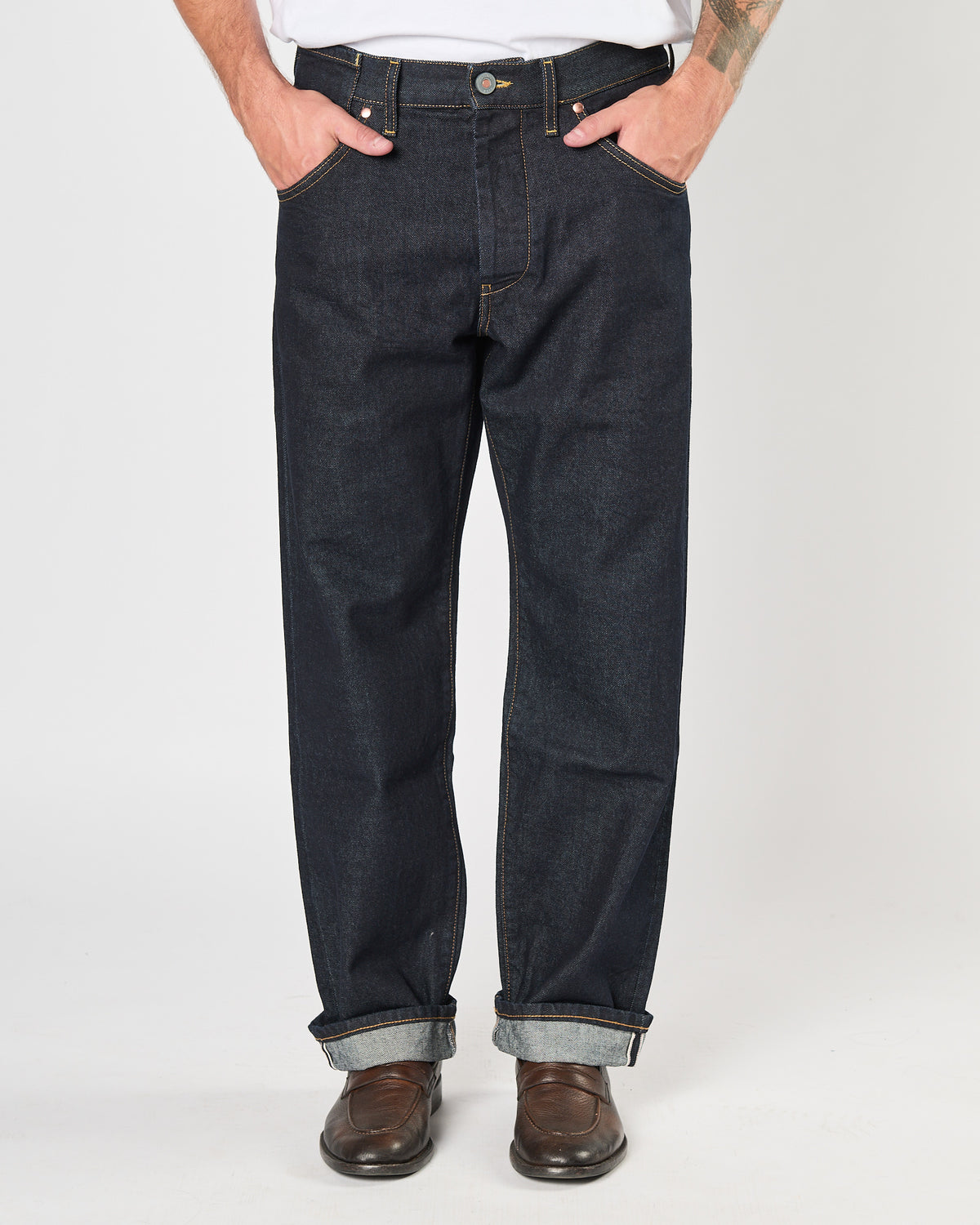 Jeans Tela Genova morbido blu