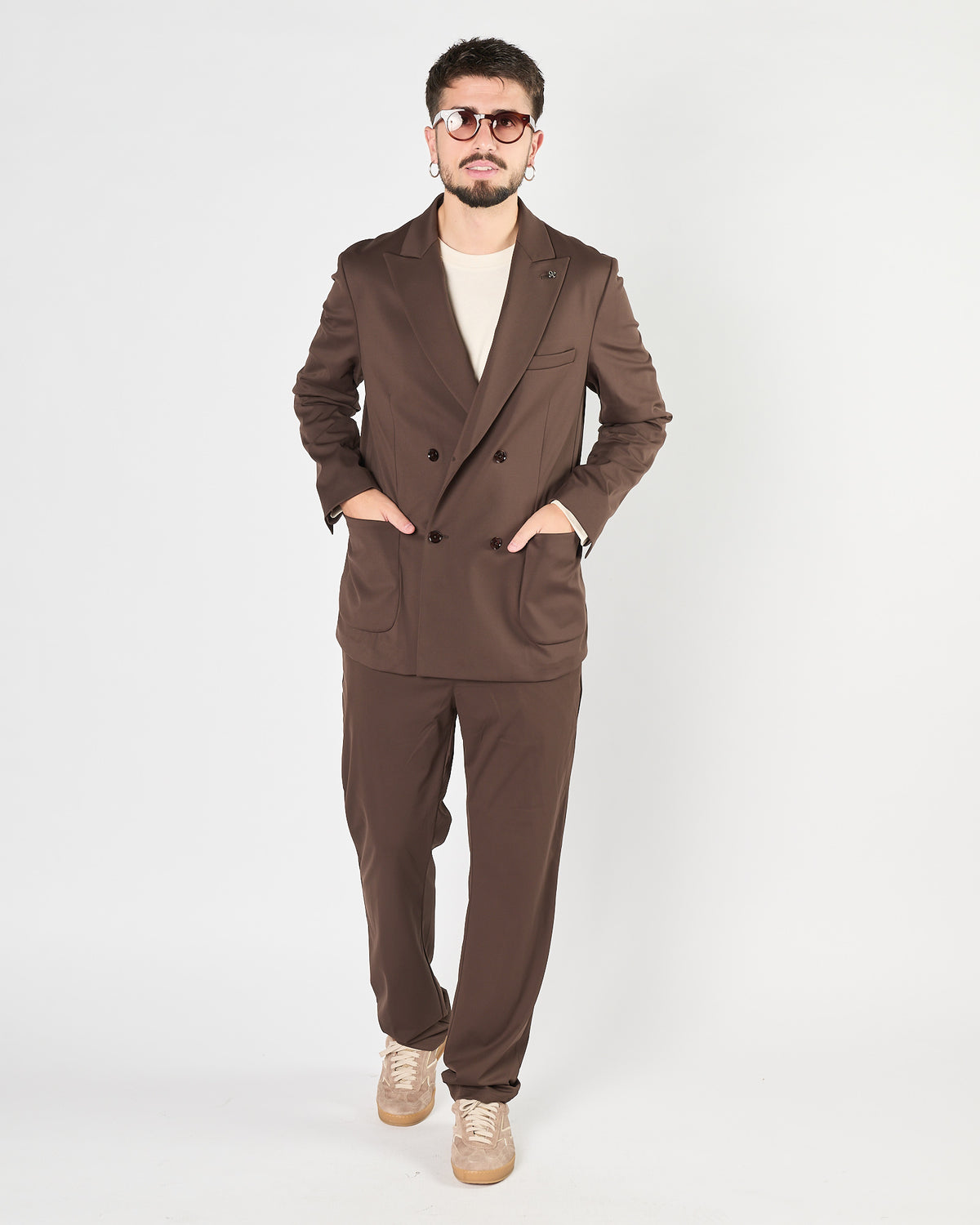 Pantalone Distretto12 regolare cioccolato