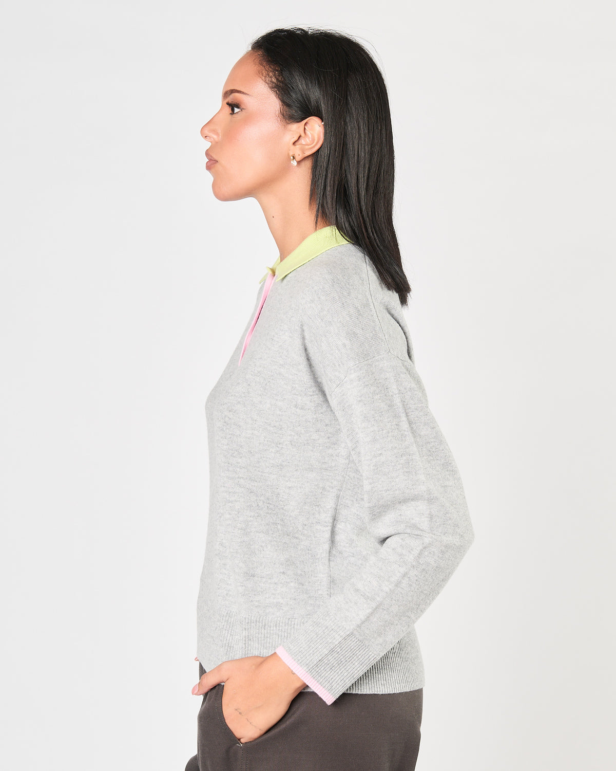 Polo Since're Paris in maglia melange