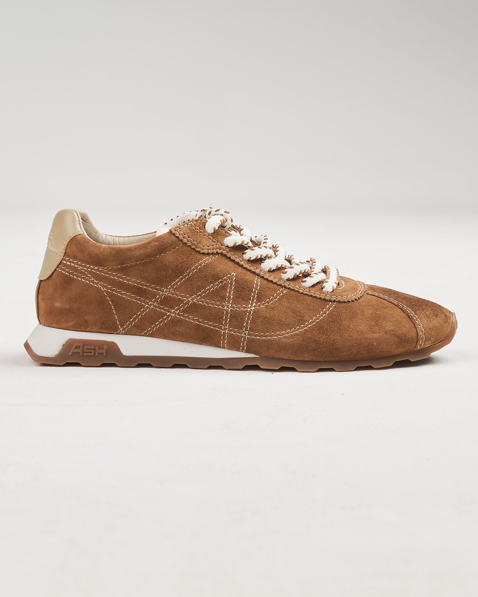 Sneaker Ash in suede cappuccino