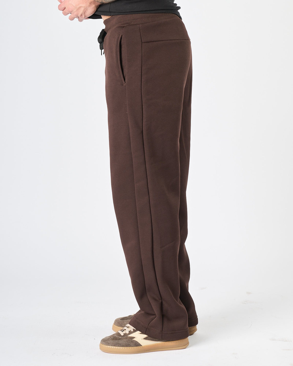 Pantalone Aimé in felpa testa di moro