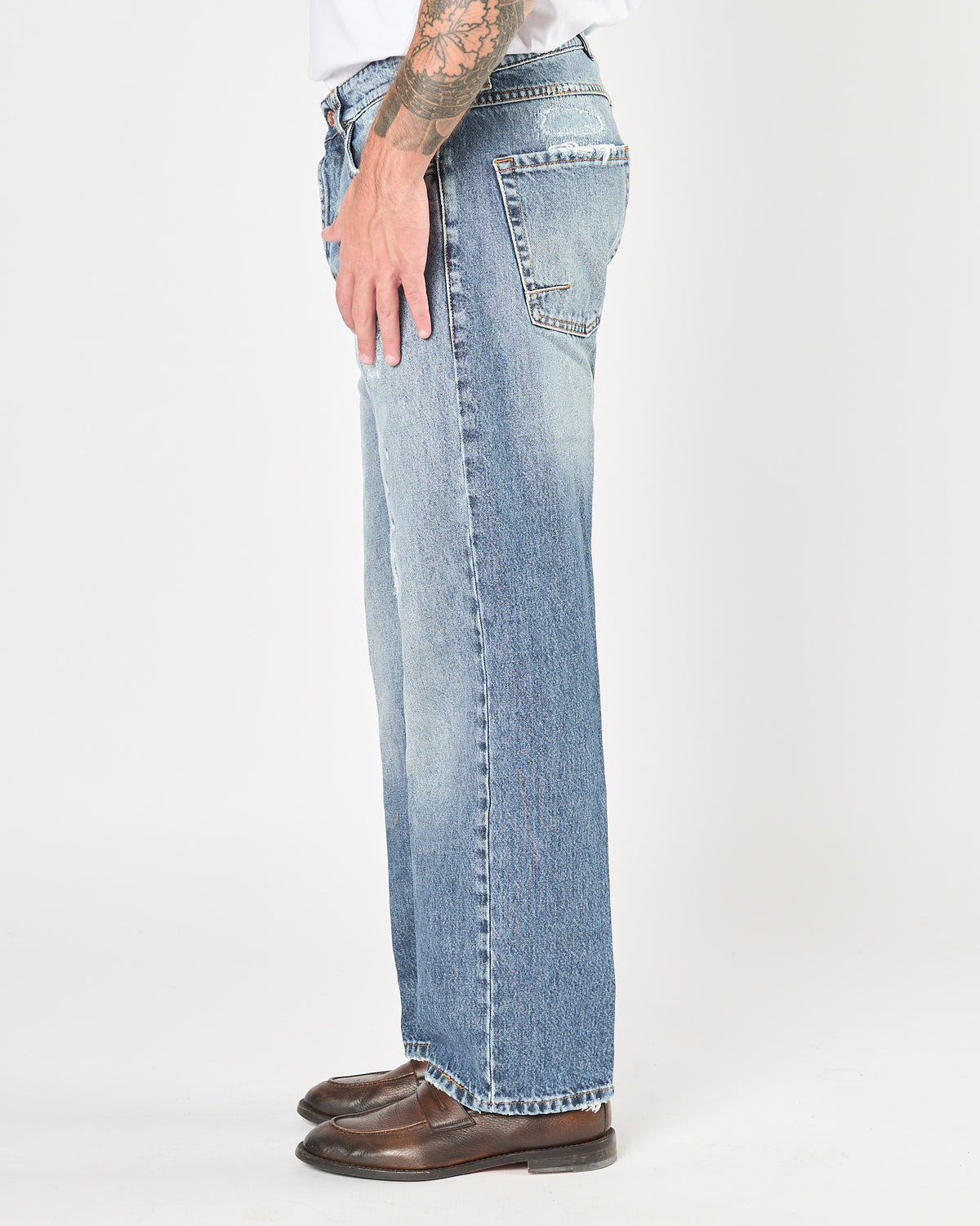 Jeans Officina36 morbido blu chiaro lavato