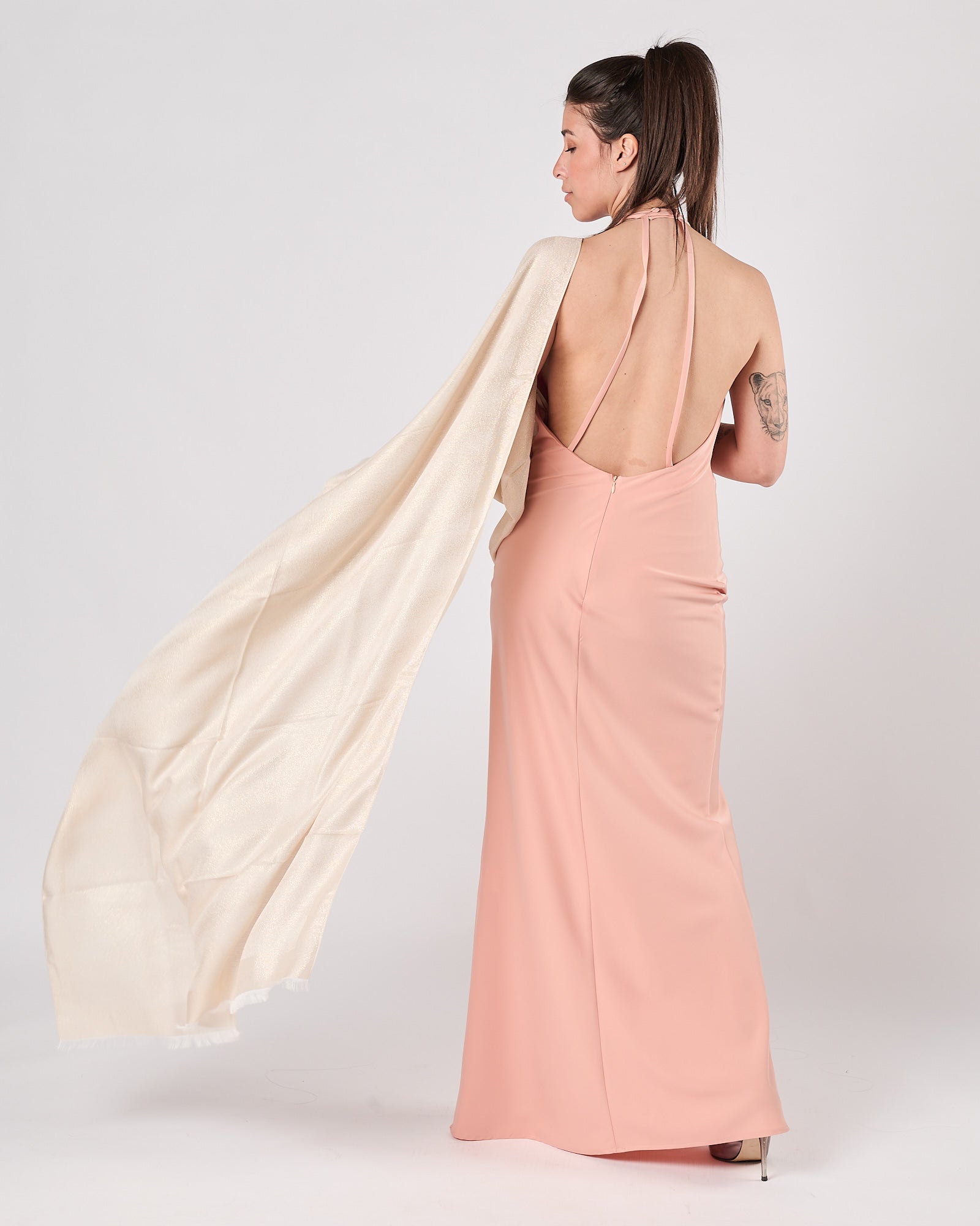 Sciarpa D'Aniello lurex oro