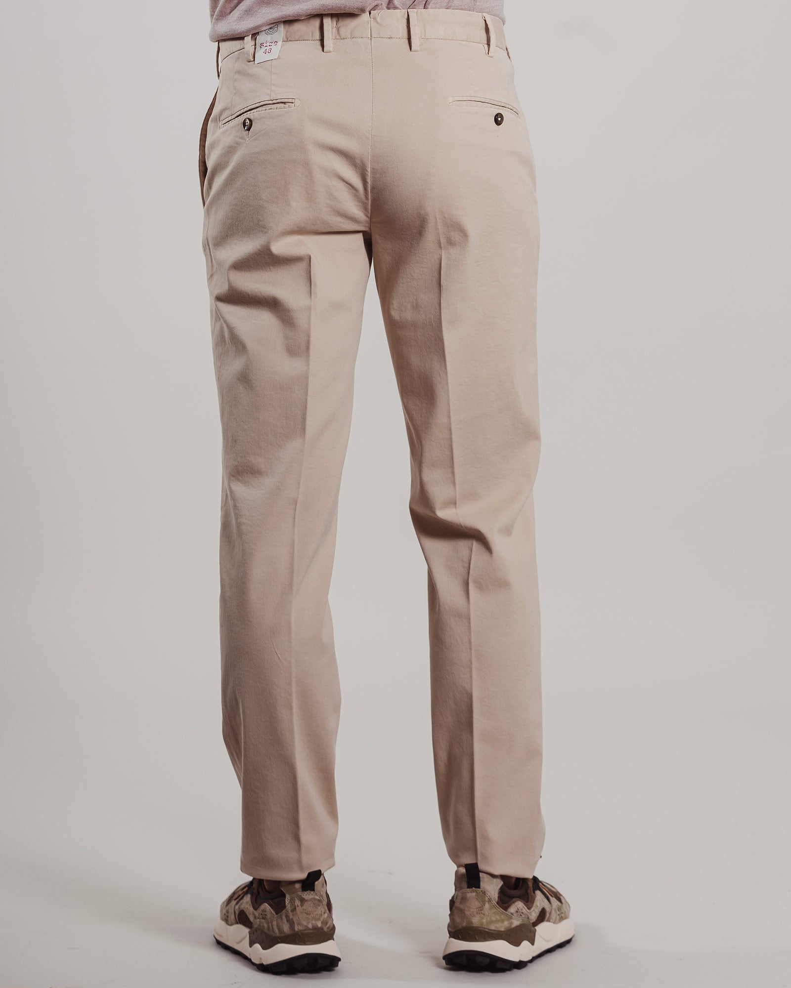 Pantalone Lbm1911 senza pence beige