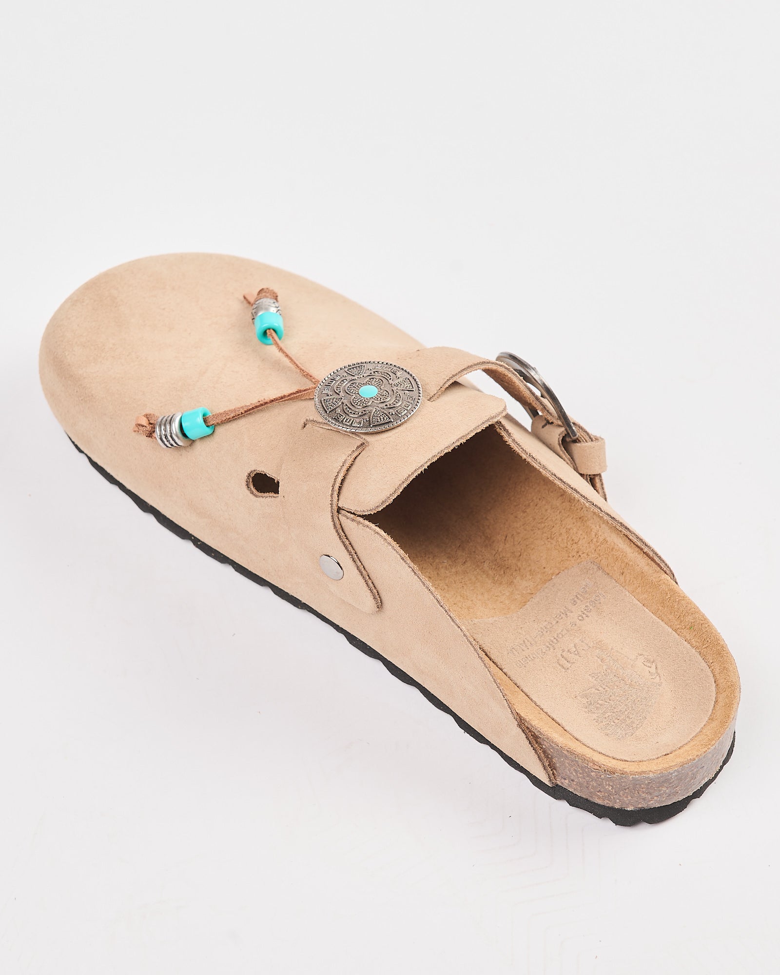 Ciabatta Taji in suede arena