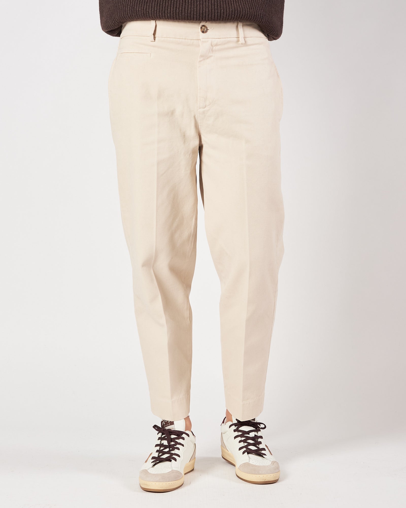 Pantalone Bonheur over fit beige