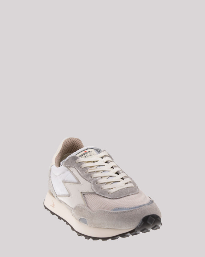 Sneaker Moaconcept in nylon e suede silver