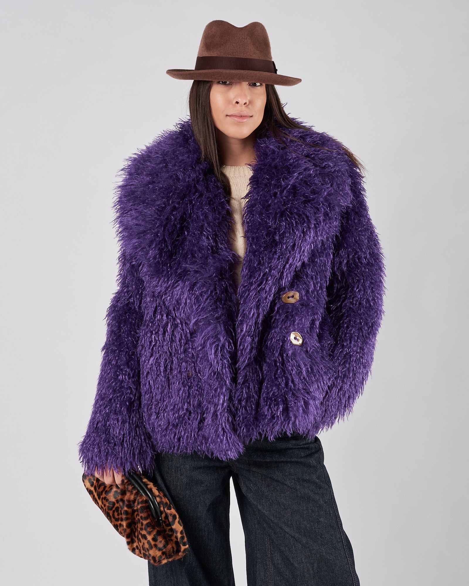 Ecopelliccia Weili Zheng viola