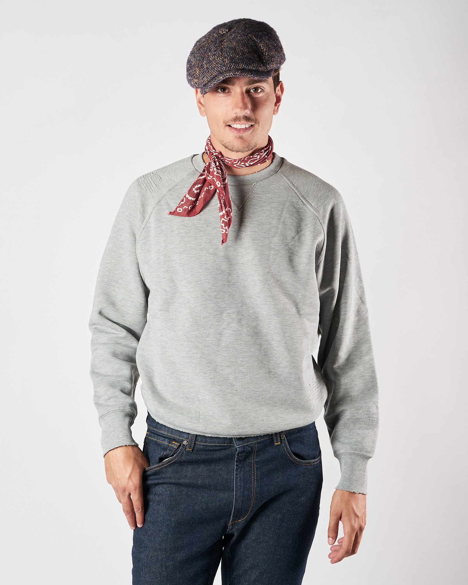 Felpa In The Box girocollo grigia