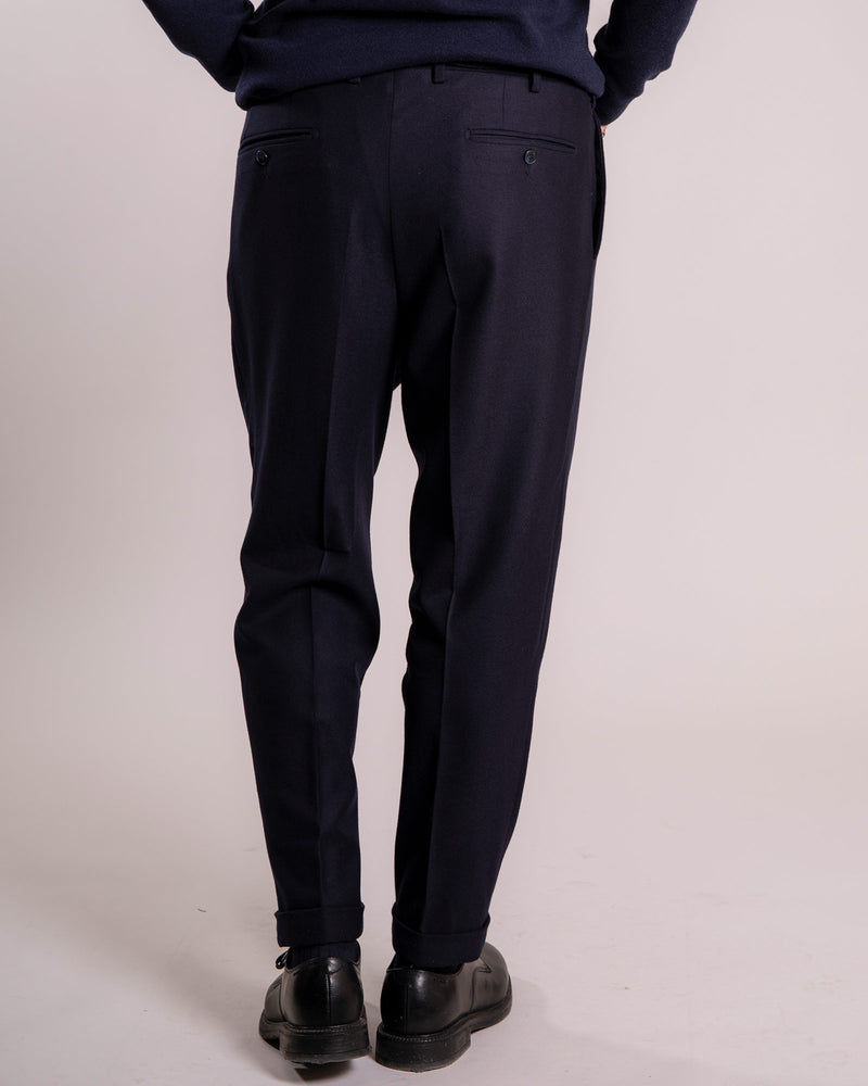 Pantalone Luigi Bianchi doopia pence blu