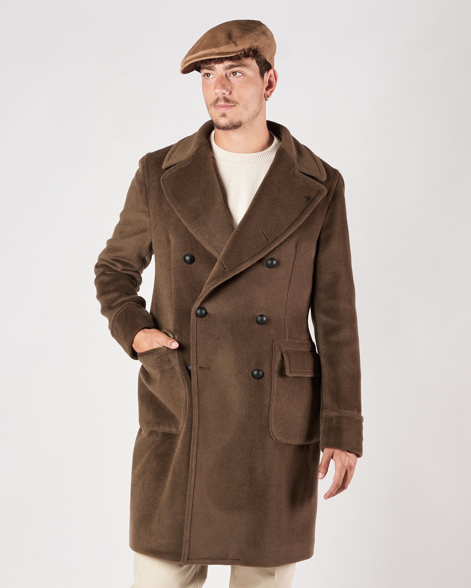 Cappotto Tagliatore doppio petto verde militare