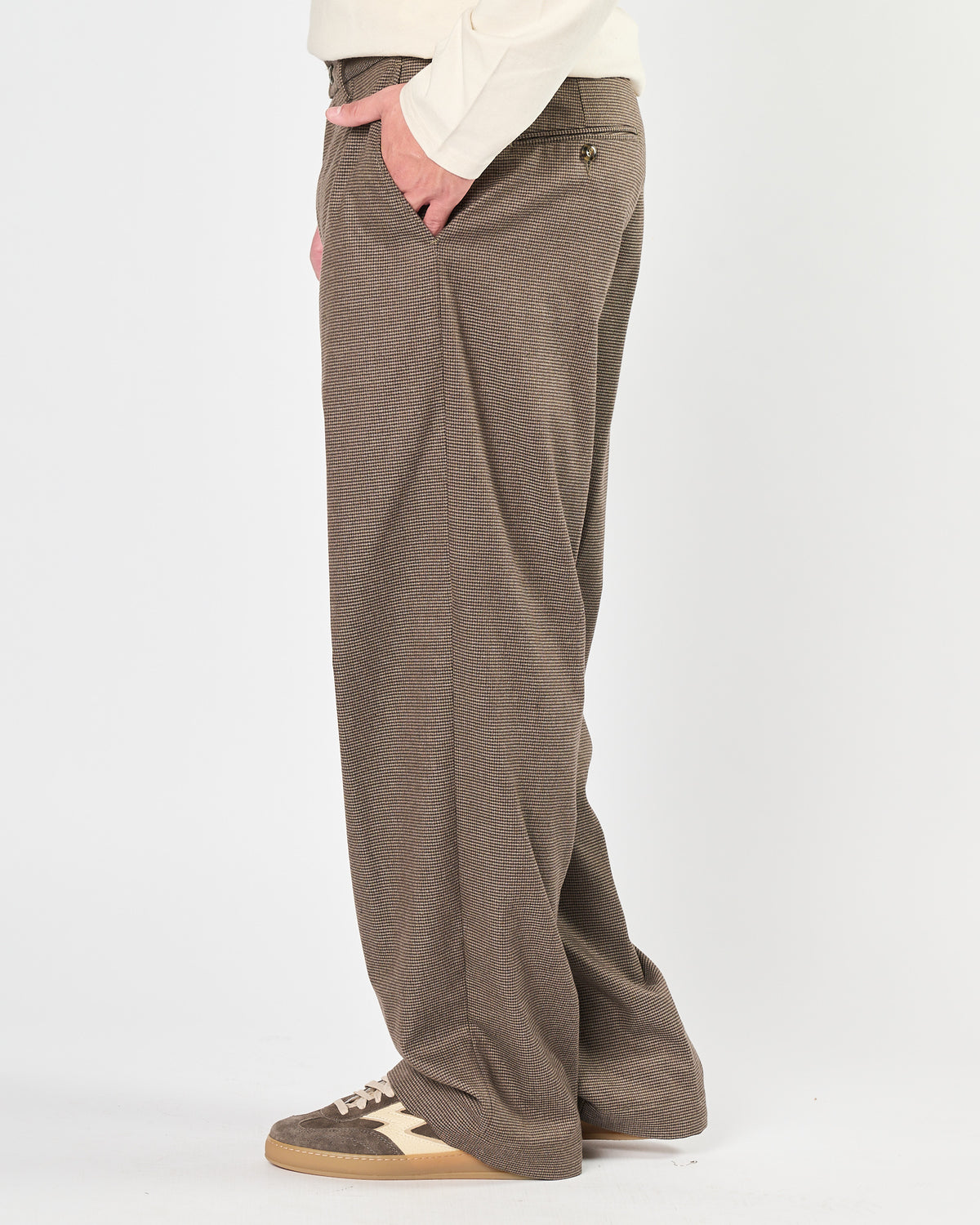 Pantalone Aimé in fantasia pied de puole