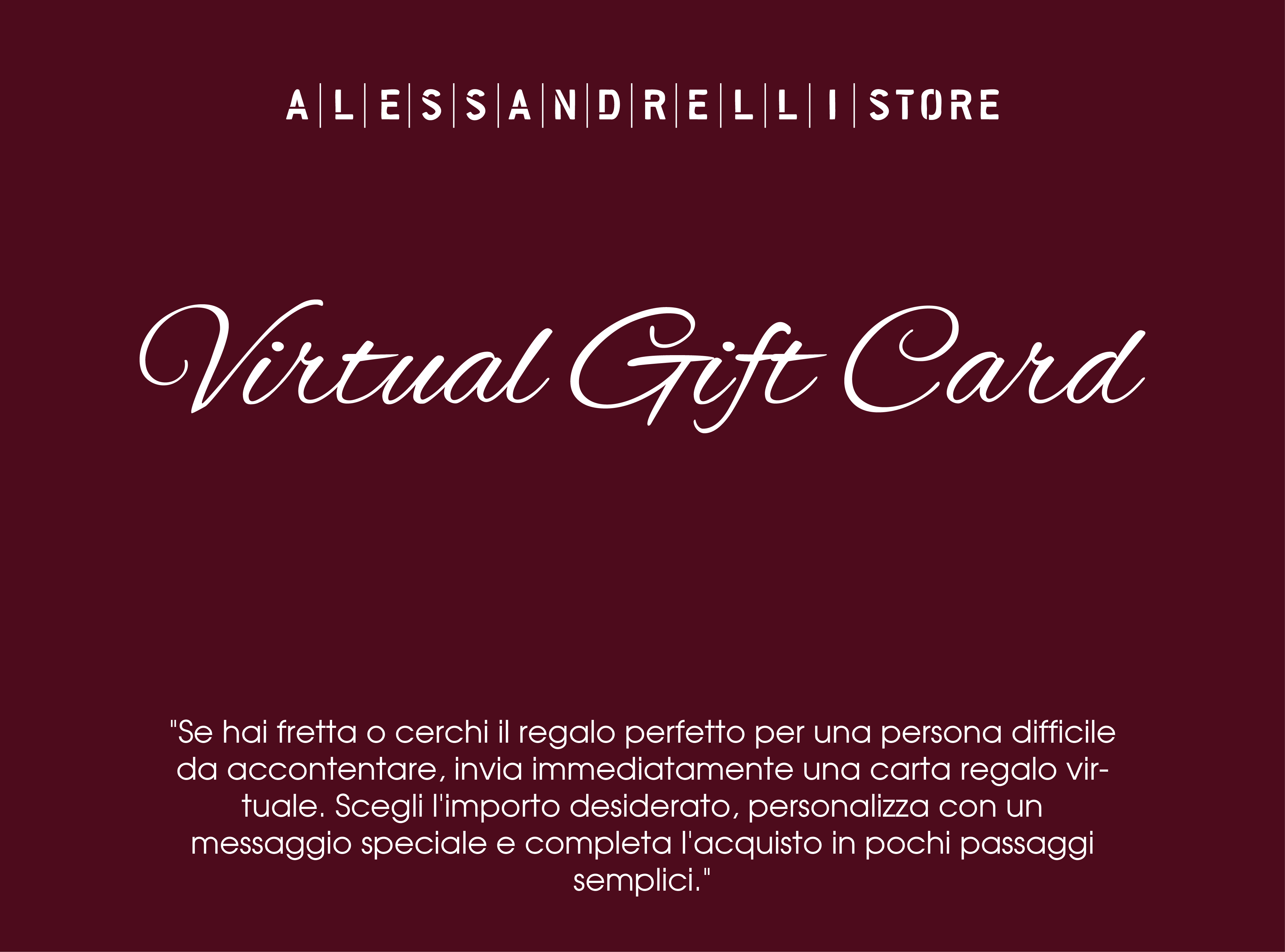 Virtual Gift Card