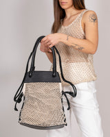 Bag with net and pearls