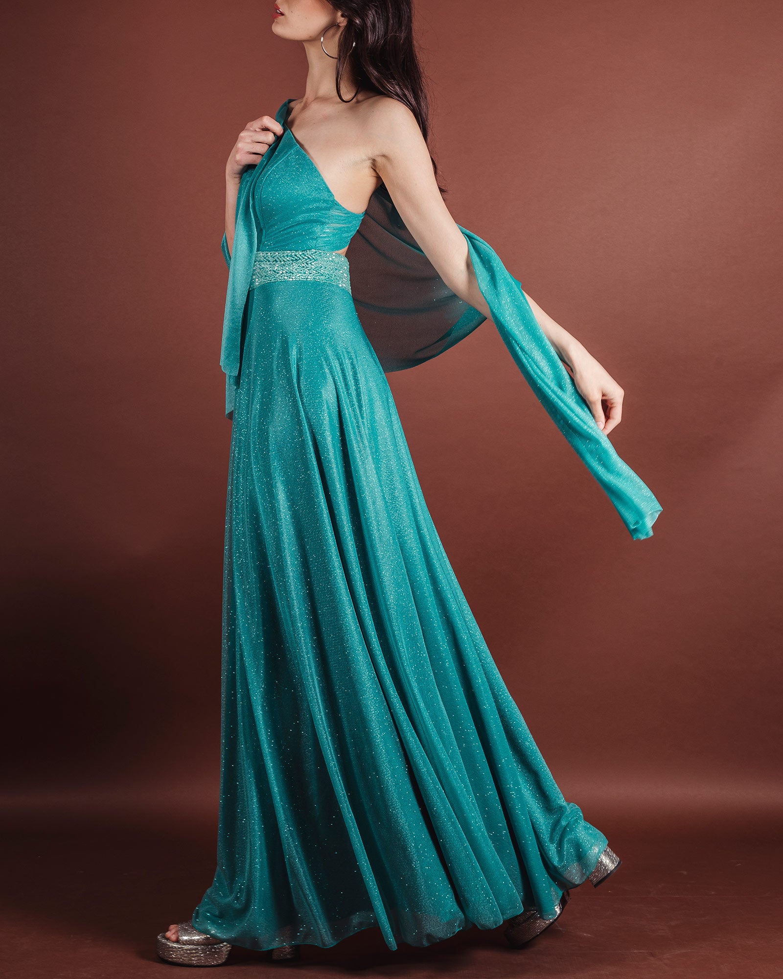 Jade long dress