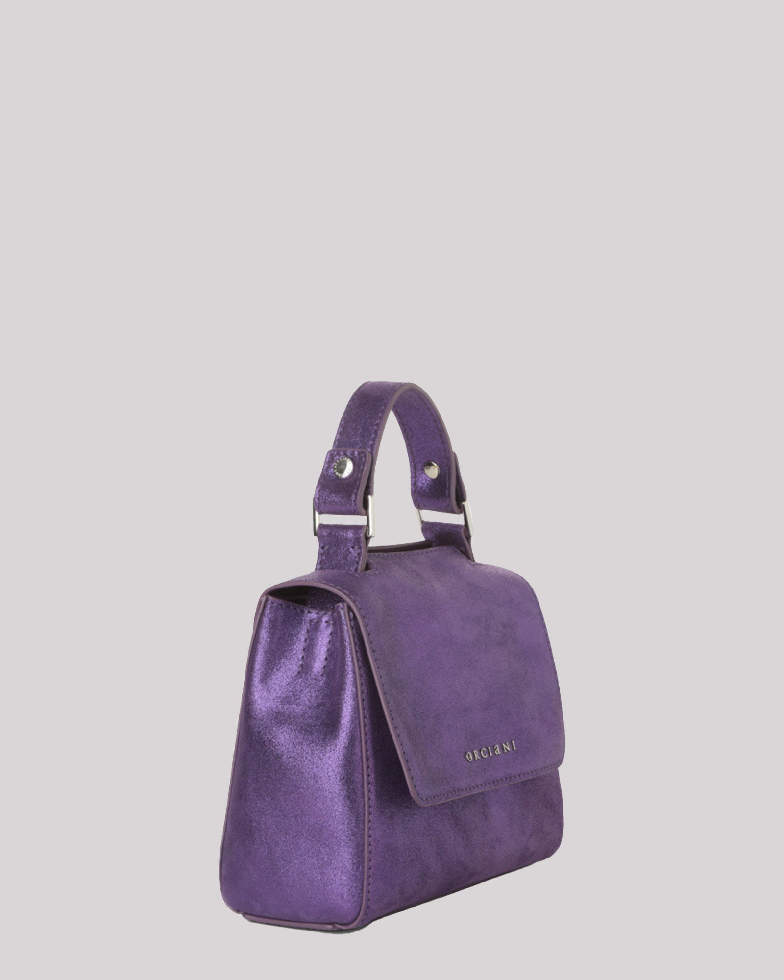 Borsa a mano mini Sveva Midnight viola