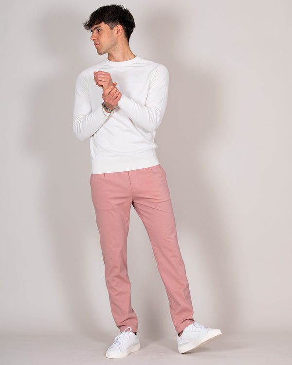 Pantalone una pence rosa