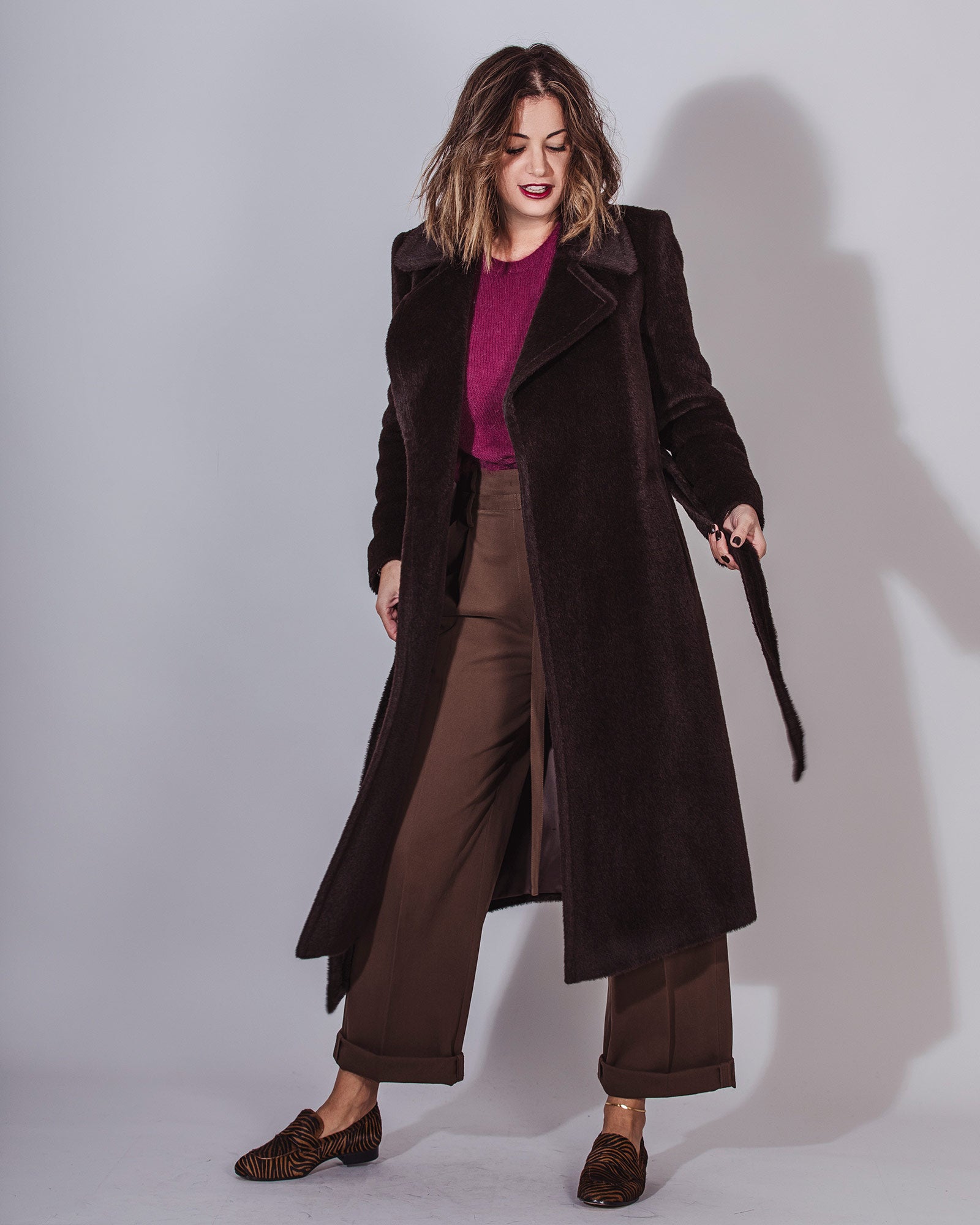 Women's dark cutter coat