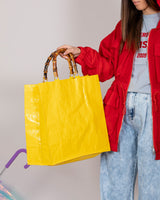Yellow handbag