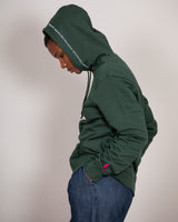 Green hoodie